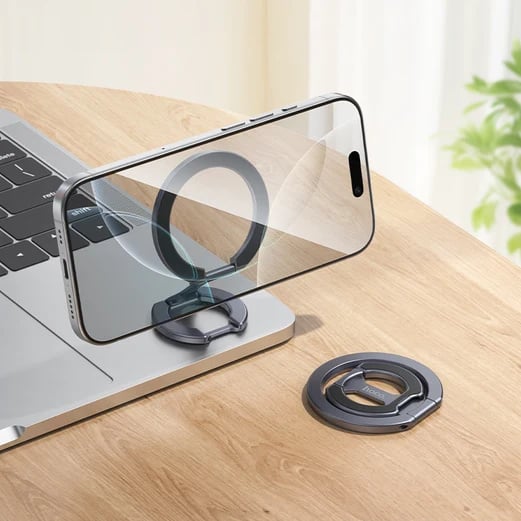 Hoco MagSafe Double-Sided Magnetic Phone Ring Holder & Stand — photo 3