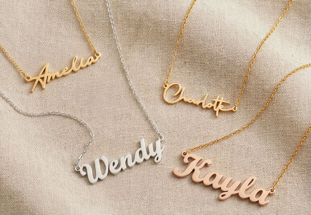Custom Name Necklace — photo 9