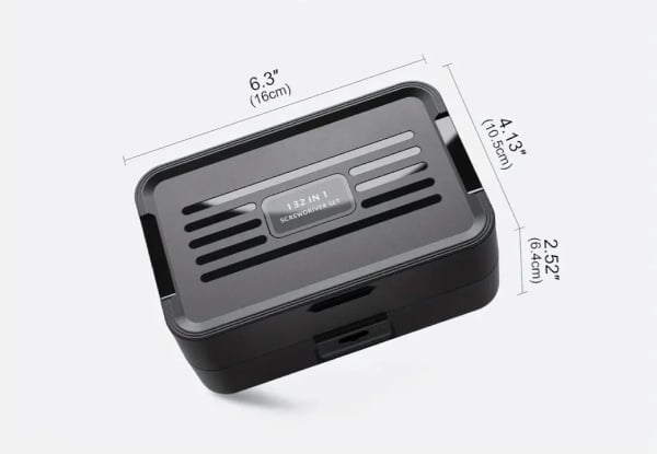 132-in-1 Precision Screwdriver Repair Tool Kit with Dual-Layer Storage Case — photo 4