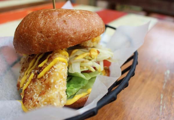 Two Gourmet Burgers, Two Bowls of Shoestring Fries incl. Two Beers, Ciders, or Wines - Options for up to Six People — photo 6