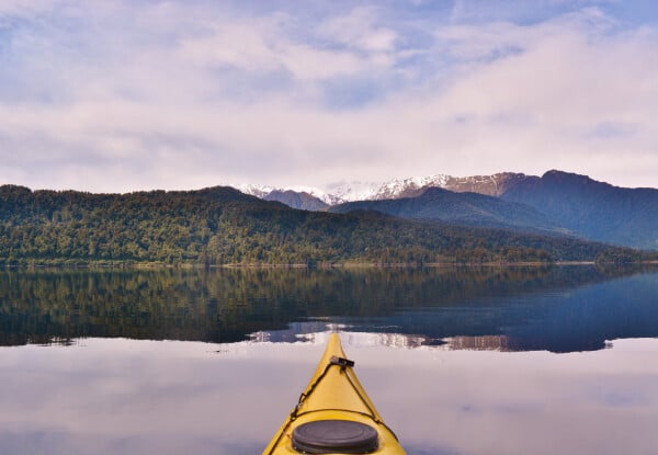 Three-Hour Guided Kayak Classic or Sunset Kayak Tour on Lake Mapourika for One Adult or Child with Franz Josef Wilderness Tours - Option for Four-Hour Kayak & Walk in the Okarito Kiwi
Sanctuary — photo 4