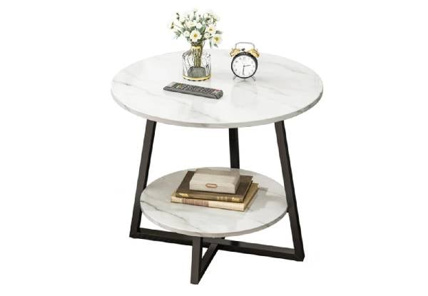 Elegant 60cm Round Coffee Table - Available in Two Colours — photo 2