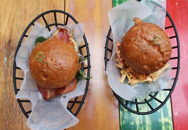 Two Gourmet Burgers, Two Bowls of Shoestring Fries incl. Two Beers, Ciders, or Wines - Options for up to Six People — photo 4