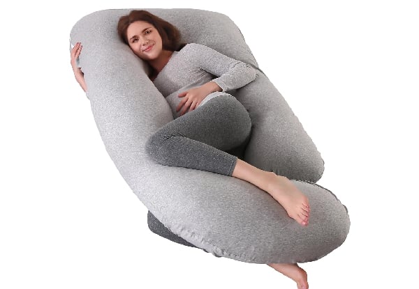 U-Shape Pregnancy Full Body Pillow - Available in Two Colours