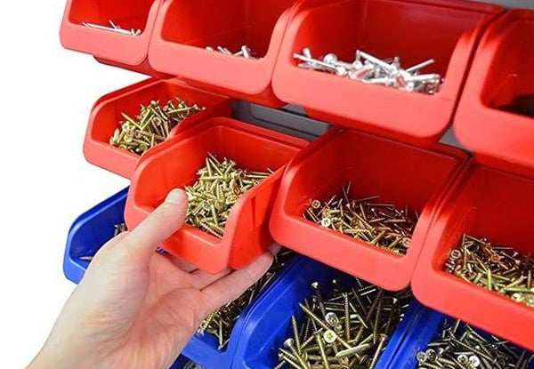 $36.90 for a 44-Piece Wall-Mounted Storage Bin Rack — photo 6
