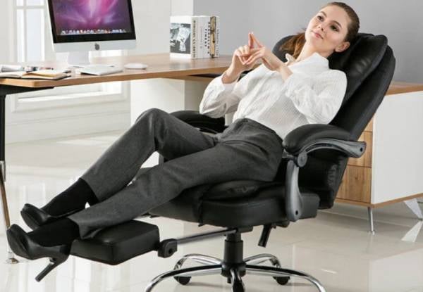 Office Executive Chair with Foot Rest — photo 5
