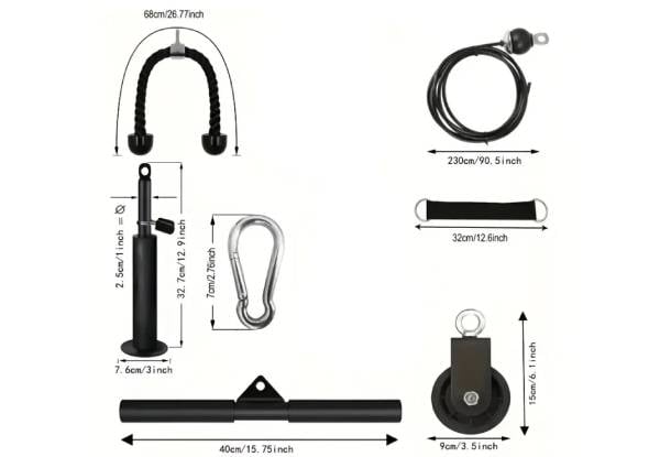 Home Cable Pulley System Set — photo 3