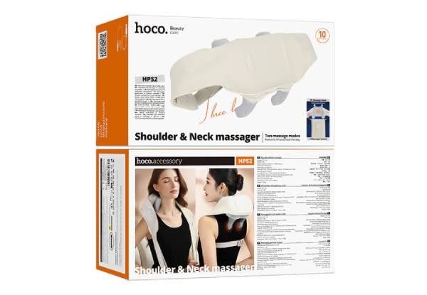 Hoco Portable Electric Shoulder & Neck Massager with Soothing Heat Feature — photo 7