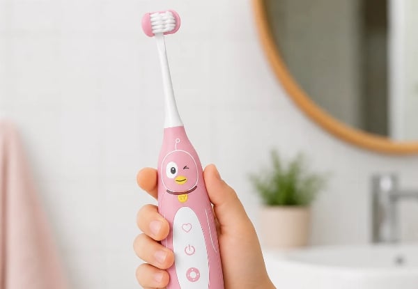 Three-Sided Kids Electric Toothbrush Bundle - Available in Three Colours — photo 8