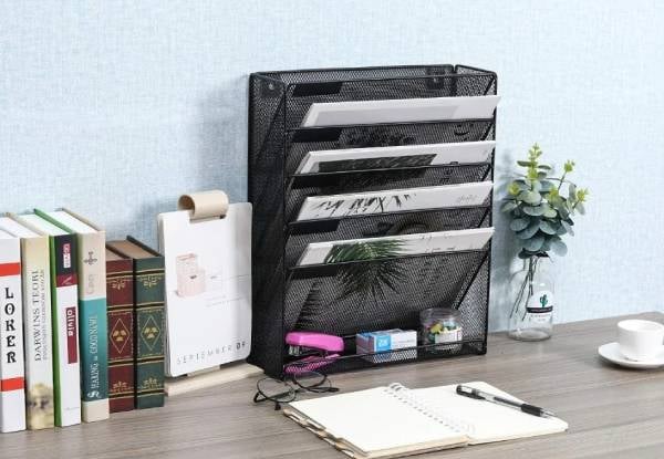 Six-Tier Mesh File Organiser — photo 3