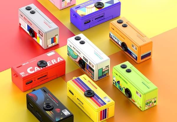 Retro HD 12MP Vintage Mini Digital Camera White — photo 4