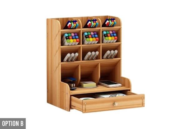 Wooden Desk Organiser - Available in Two Options — photo 4