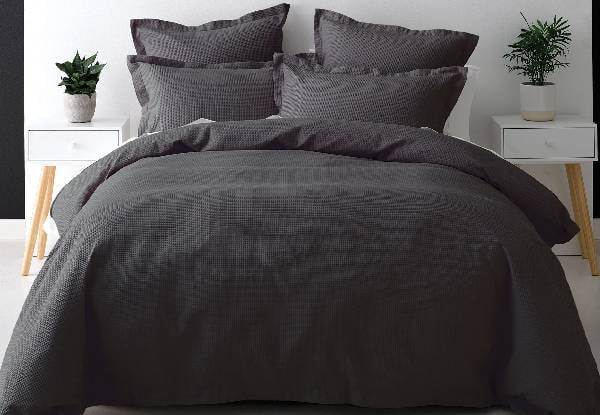 Nova Duvet Cover Set - Available in Four Colours, Three Sizes & Option for Extra European Pillowcase — photo 5