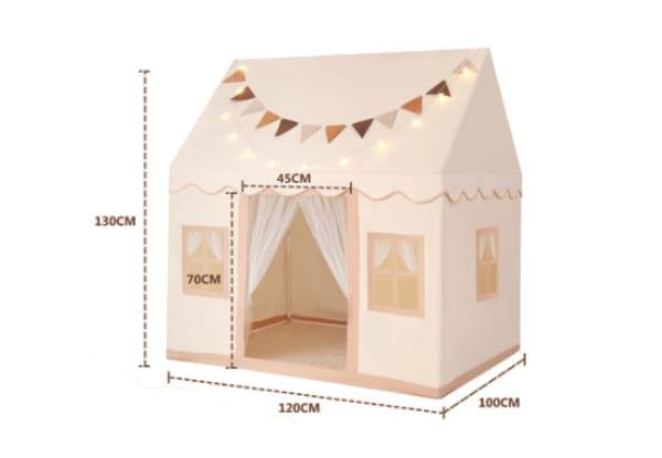Kids Playhouse Play Tent with Mat & Lights - Three Colours Available — photo 7