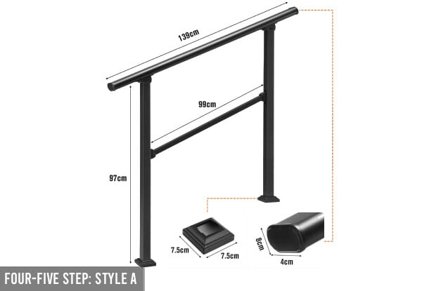 Outdoor Stair Handrails - Available in Eight Options — photo 6