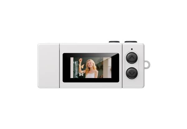 Retro HD 12MP Vintage Mini Digital Camera White — photo 2