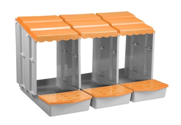 Three-Hole Chicken Nesting Box - Three Colours Available — photo 3