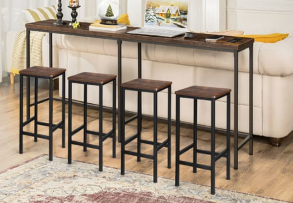 Two-Pack Kitchen Counter Bar Stool - Option for Four-Pack — photo 3
