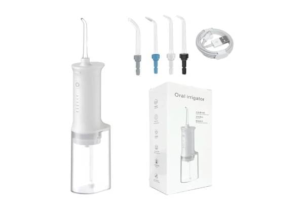 Portable Oral Irrigator with Four Nozzles