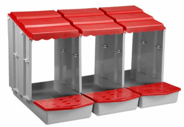 Three-Hole Chicken Nesting Box - Three Colours Available — photo 5