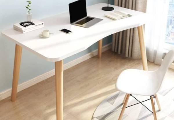 Computer White Office Desk - Available in Two Sizes — photo 2
