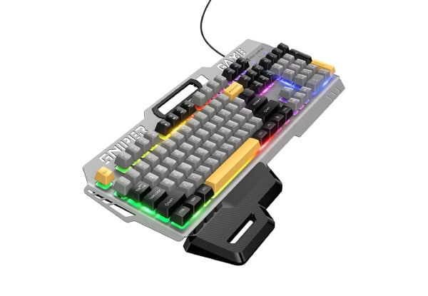 Hoco RGB Ergonomic Wired Gaming Keyboard with Wrist Rest — photo 7