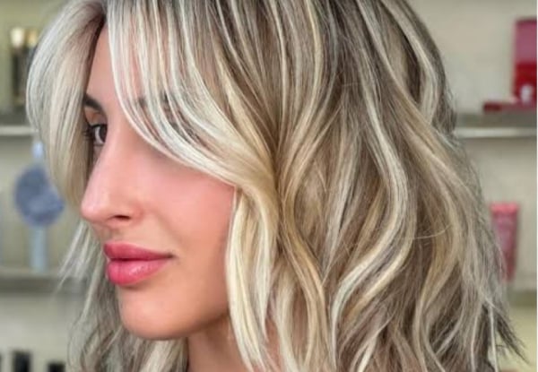 Hair Styling & Colour Package incl. Cut, Blow Wave & Treatment - Options for Root Touch-Up, Half or Full-Head Foils