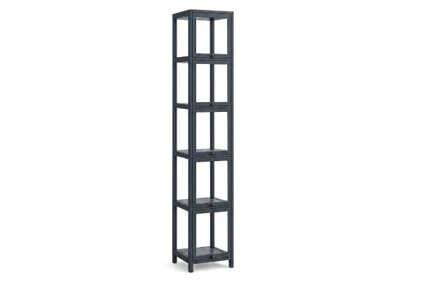 Five-Tier Bamboo Display Cabinet with Acrylic Doors - Two Sizes Available — photo 2
