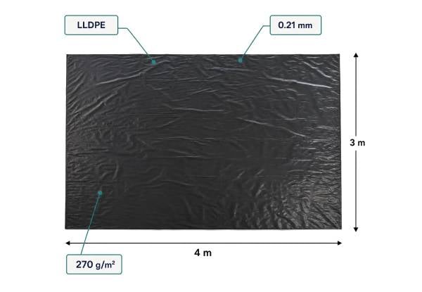 Black Pond Liner LLDPE 270g/m2 — photo 4
