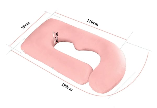 U-Shape Pregnancy Full Body Pillow - Available in Two Colours — photo 5