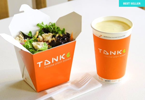 Full TANK Combo (Any Salad or Wrap) with a Full TANK Classic Smoothie or Juice - Valid at Auckland Locations & Online Redemption Only