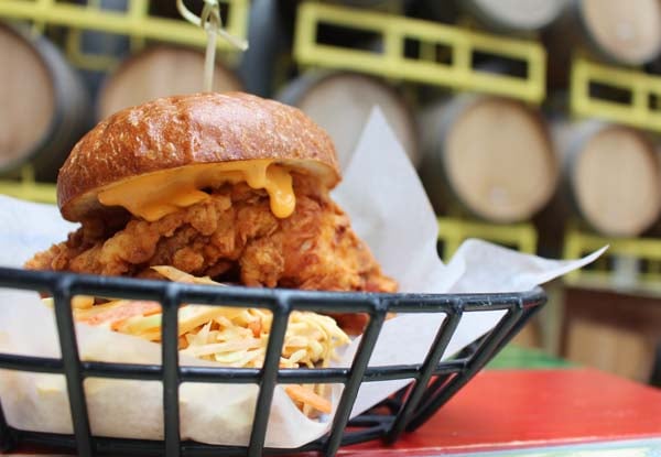 Two Gourmet Burgers, Two Bowls of Shoestring Fries incl. Two Beers, Ciders, or Wines - Options for up to Six People — photo 3