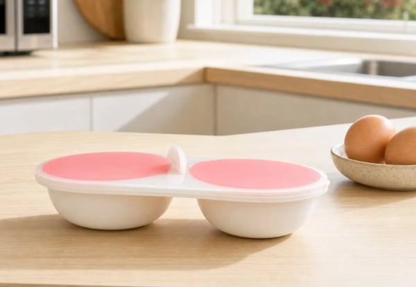 Two Microwave Egg Poacher Bowl — photo 2