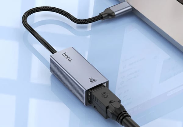 Hoco USB-C to RJ45 Gigabit Ethernet Adaptor — photo 7
