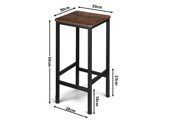 Two-Pack Kitchen Counter Bar Stool - Option for Four-Pack — photo 6