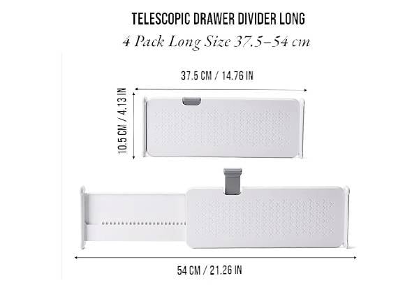Four-Piece Telescopic Drawer Divider - Available in Two Sizes — photo 4