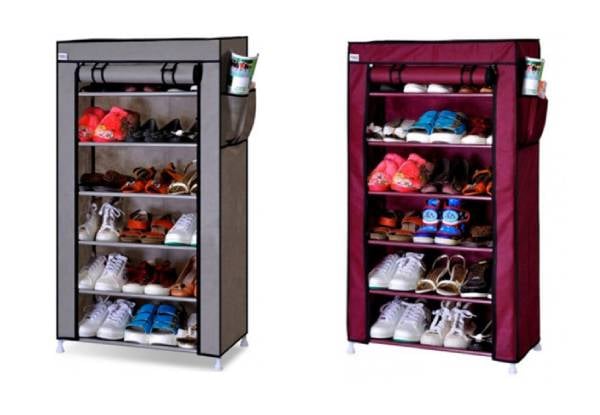 Six-Tier Shoe Rack - Two Styles Available