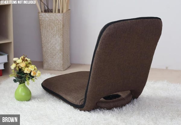 High-Backed Portable Floor Chair - Four Colours Available — photo 8