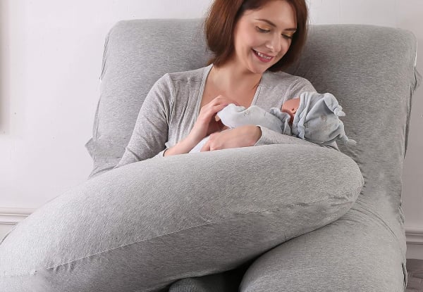 U-Shape Pregnancy Full Body Pillow - Available in Two Colours — photo 3