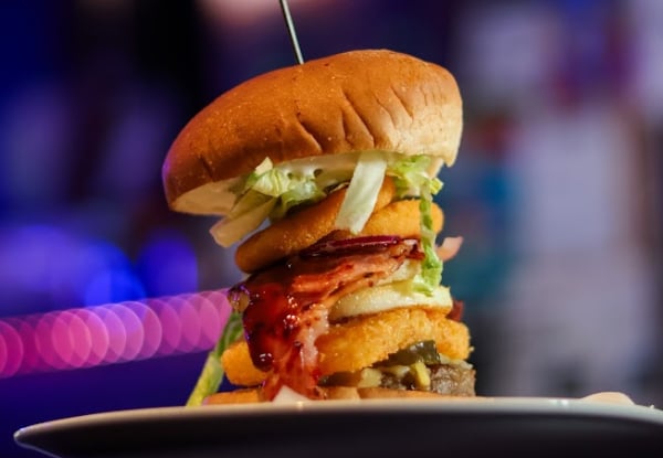 Burger, Beer & Gaming Fun Pass for One
