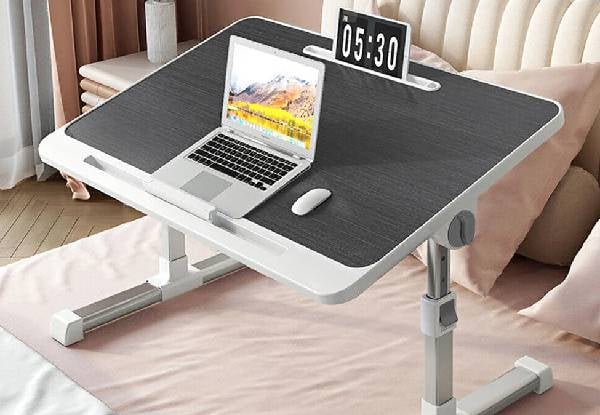 Adjustable Height & Angle Laptop Bed Table - Available in Two Colours — photo 3
