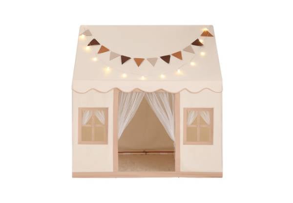 Kids Playhouse Play Tent with Mat & Lights - Three Colours Available — photo 3
