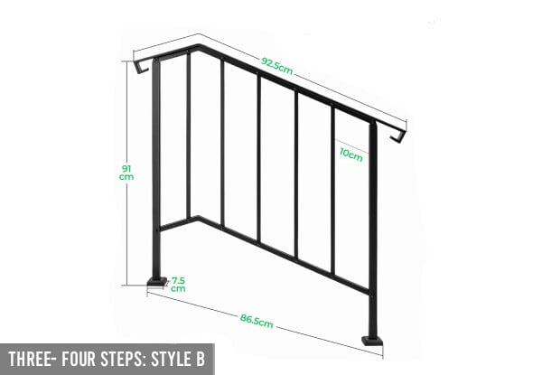 Outdoor Stair Handrails - Available in Eight Options — photo 8