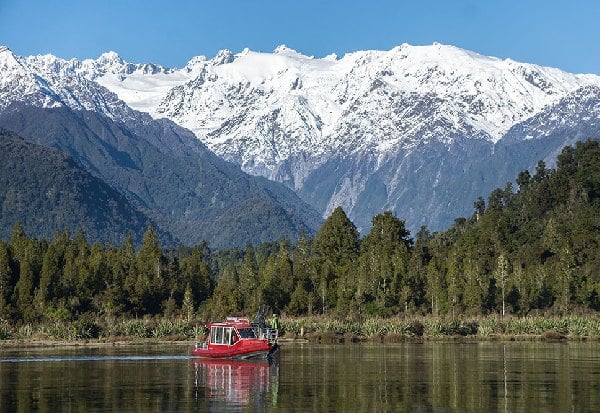 Franz Josef's Lake Mapourika Scenic Cruise for Two Peopole - Options for up to Six People