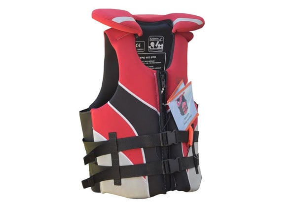 Adult SafehaNZ Neoprene Life Jacket - Options for Taupō, Wainui, or Foveaux Child Life Jacket