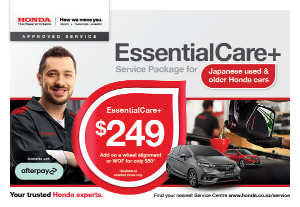 Honda EssentialCare+ Service 35-Point Check incl. Oil & Filter Change for Japanese Used Honda Vehicles & Honda Vehicles 2017 & Older - Option to incl. WOF or Wheel Alignment - 72-Hour Flash Sale - While Stocks Last - Finishes 11.59pm 19th Sept 2025