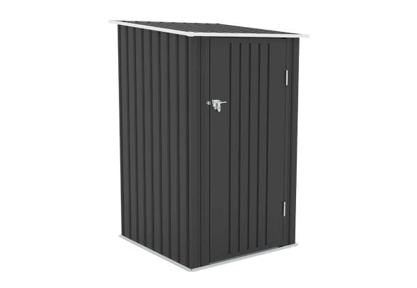Lockable Garden Storage Shed with Tilted Roof - Two Sizes Available