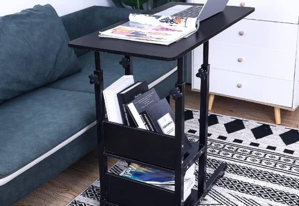Height Adjustable Laptop Table with Wheels - Available in Two Sizes — photo 3