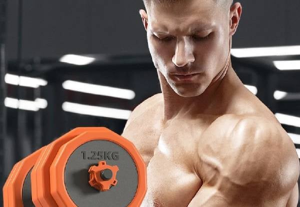 Adjustable Dumbbell Set with Connecting Rod & Kettlebell Handle - Option for 10kg, 15kg, 20kg or 30kg — photo 7