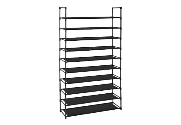 10-Tier Extra Wide Shoe Rack — photo 2